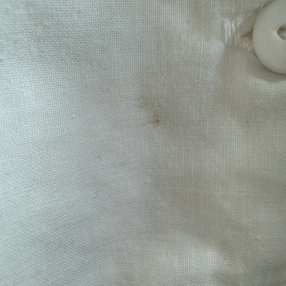 Vintage White Lace Women's Top With Puffy Sleeves Size Medium - Picture 6 of 7